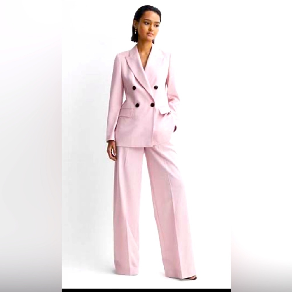Reiss, NWT Evelyn Pink Suit, size 12 Blazer, Size 12 Pant